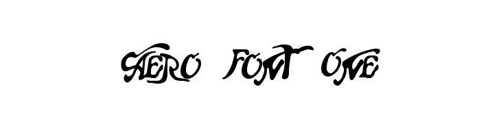 Aero Font One Font