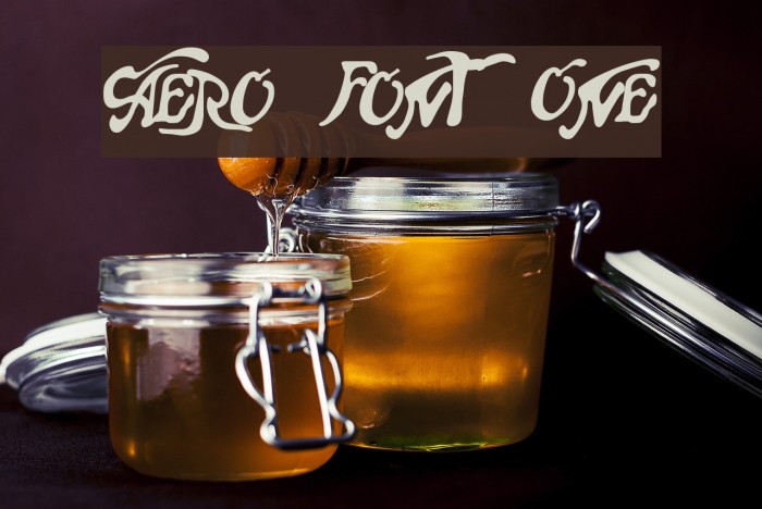 Aero Font One Font examples