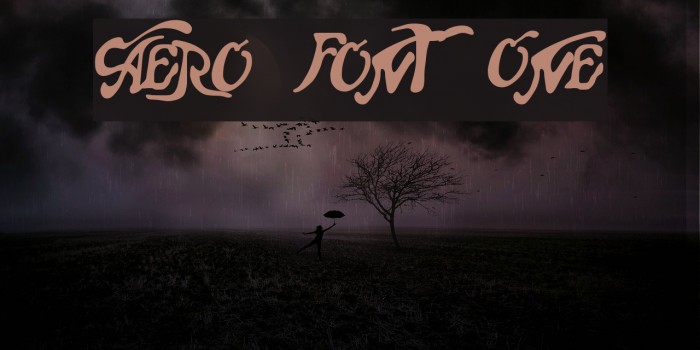 Aero Font One Font examples