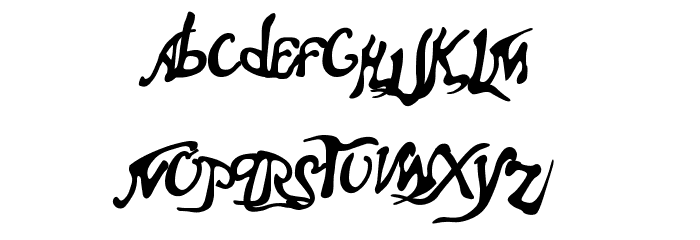 Aero Font One Font LOWERCASE