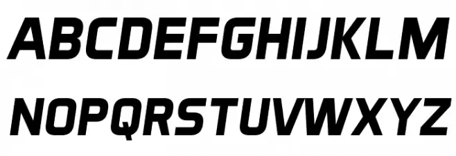 Aero Matics Bold Italic Font UPPERCASE