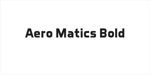 Aero Matics Bold Logo