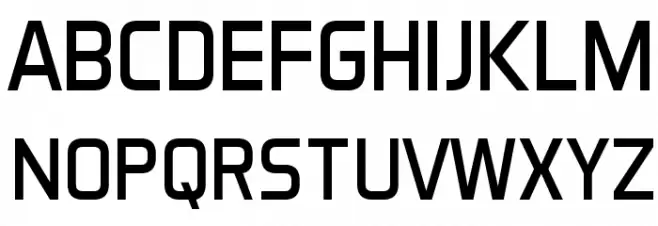 Aero Matics Display Regular Schriftart Groß
