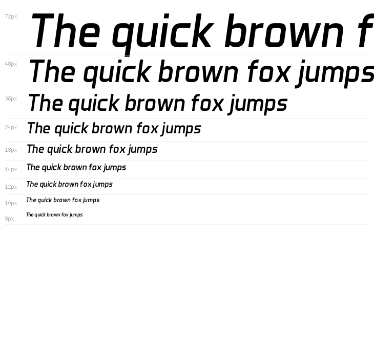 Aero Matics Italic Waterfall