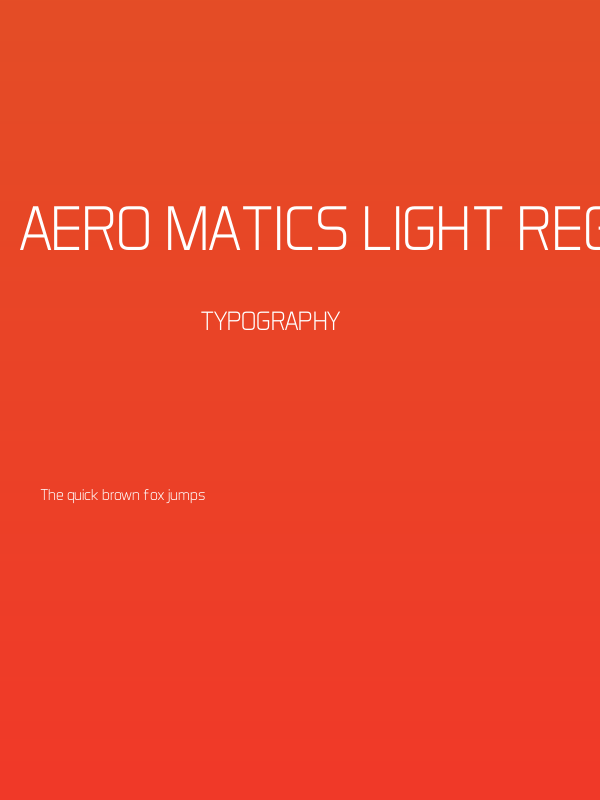 Aero Matics Light Regular Poster