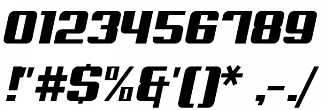 Aero Font OTHER CHARS