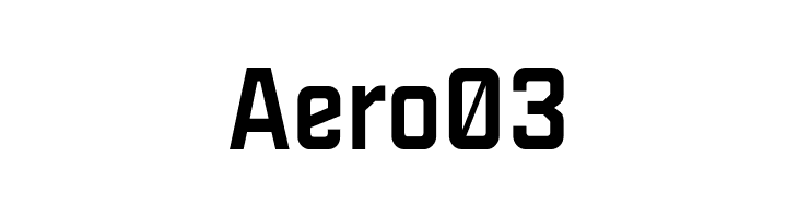 Aero03  les polices de caractères gratuit tlcharger