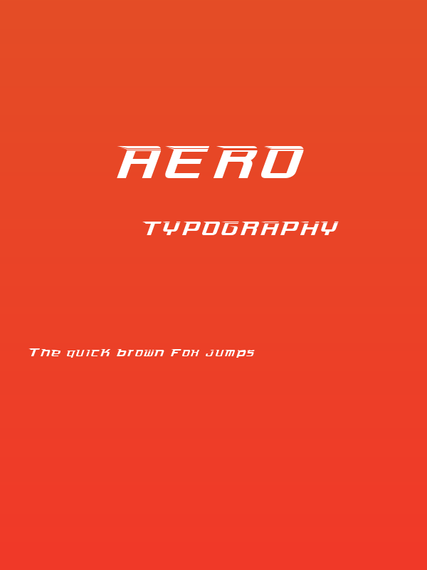 Aero Poster