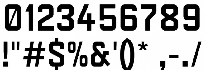 Aero_03 Font OTHER CHARS