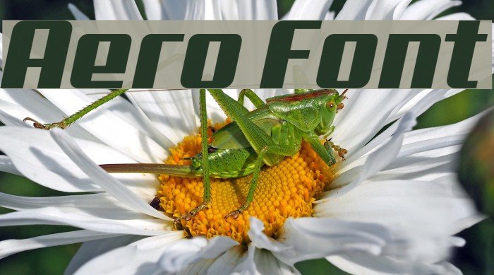 Aero Font examples
