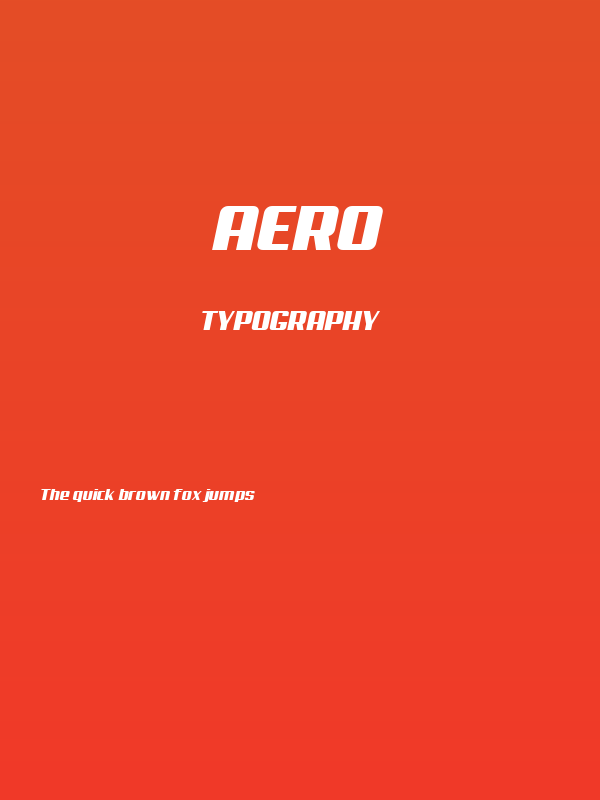 Aero Poster
