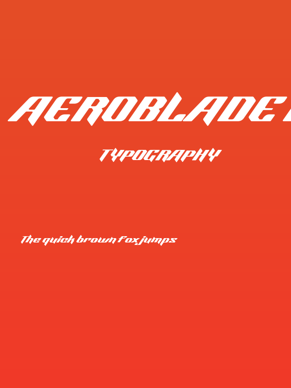 Aeroblade DEMO Poster
