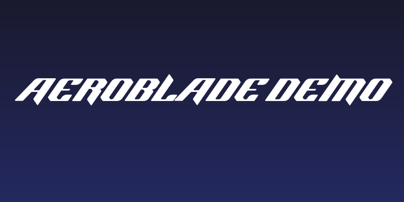 Aeroblade DEMO Social Header