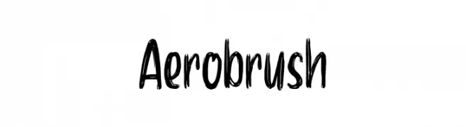 Aerobrush  baixar fontes gratis