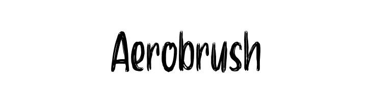 Aerobrush  font caratteri gratis