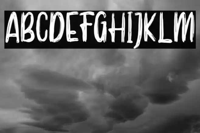 Aerobrush Font examples