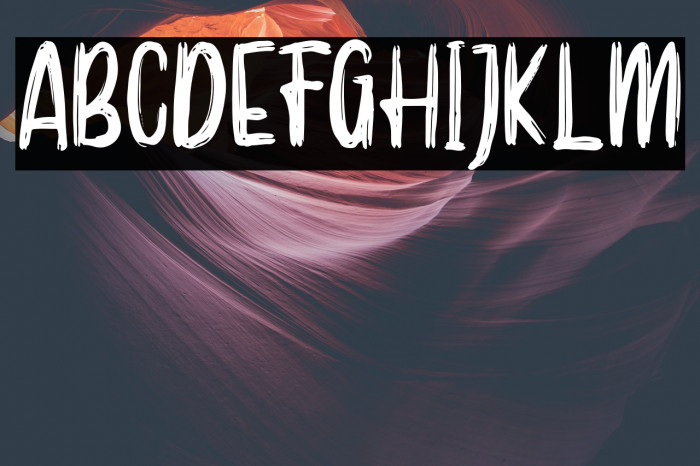 Aerobrush Font examples