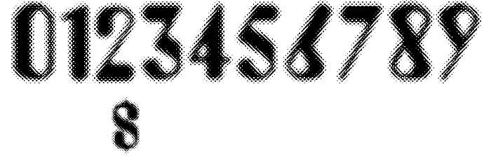 Aerobus Dotty フォント その他の文字
