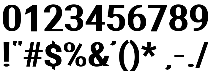 Aerodynamic Bold Font OTHER CHARS