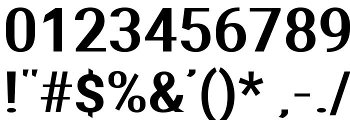 Aerodynamic Font OTHER CHARS