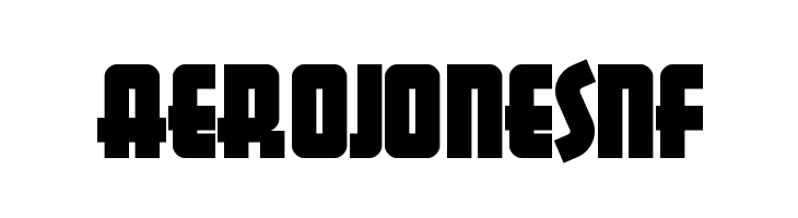 AerojonesNF Font