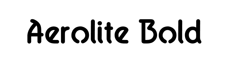 Aerolite Bold Font