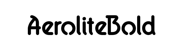 Aerolite Bold  フリーフォントのダウンロード