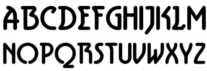 Aerolite Bold Font UPPERCASE