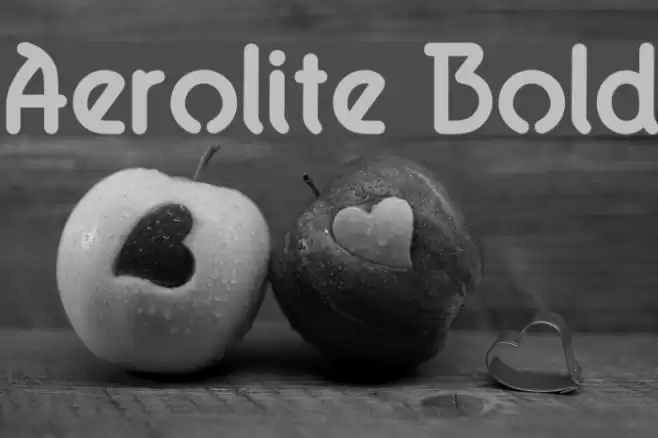 Aerolite Bold Fonte examples