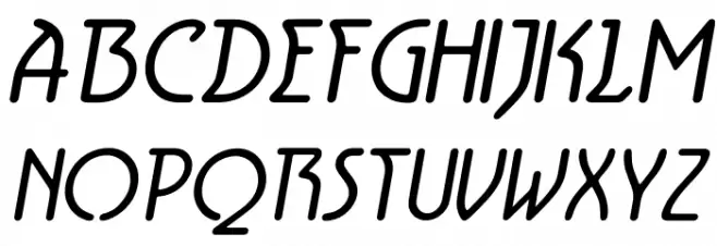 Aerolite Italic Schriftart Groß