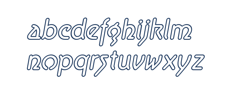 Aerolite Sky Italic Lowercase