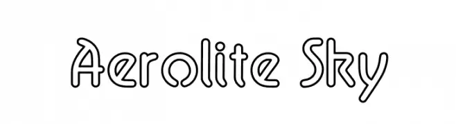 Aerolite Sky  تنزيل الخطوط