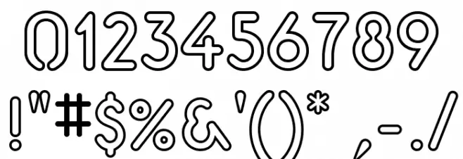 Aerolite Sky Font OTHER CHARS