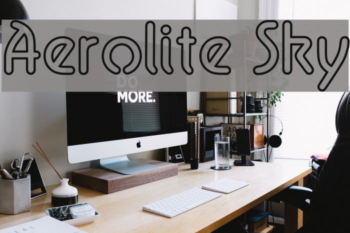 Aerolite Sky Fonte examples