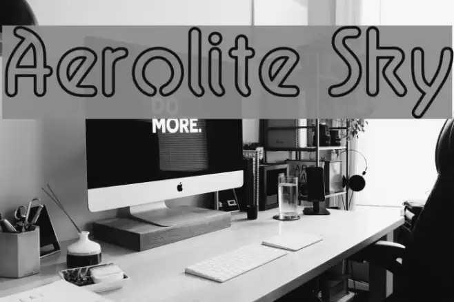 Aerolite Sky Font examples