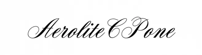 AeroliteCPone  Free Fonts Download