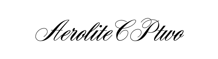 AeroliteCPtwo Font