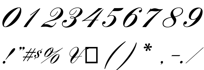 AeroliteScriptCP2 Font OTHER CHARS