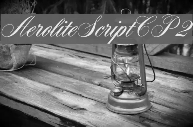AeroliteScriptCP2 Font examples