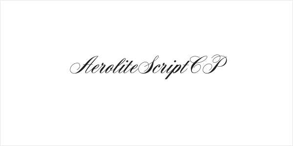 AeroliteScriptCP Logo