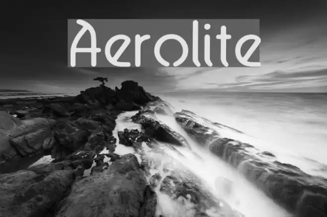 Aerolite Font examples