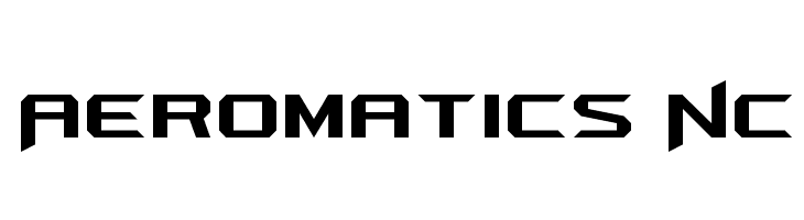 Aeromatics NC  フリーフォントのダウンロード