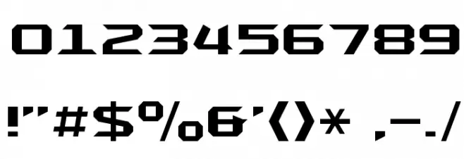 Aeromatics NC Font OTHER CHARS