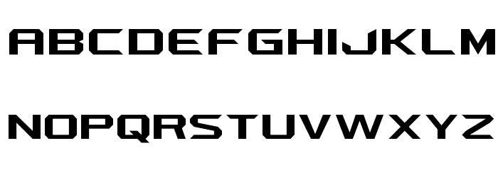Aeromatics NC Font LOWERCASE