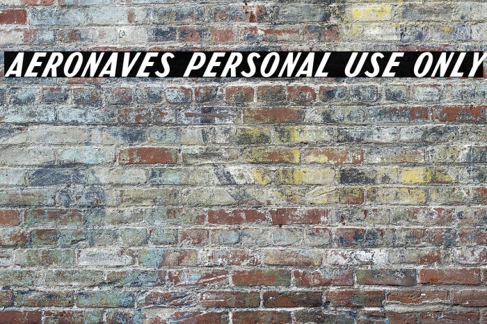 Aeronaves PERSONAL USE ONLY Example 2