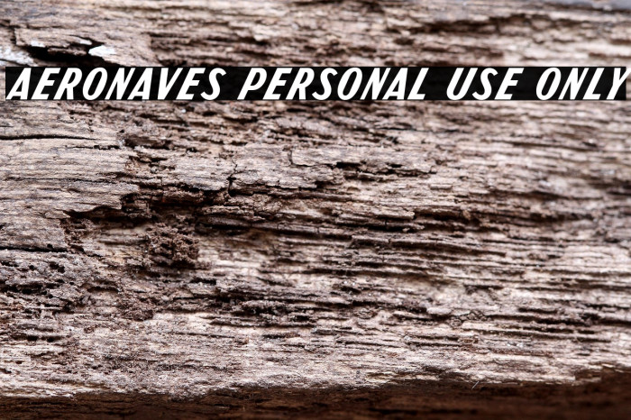 Aeronaves PERSONAL USE ONLY Example 3
