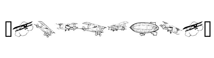 Aeroplanes Font