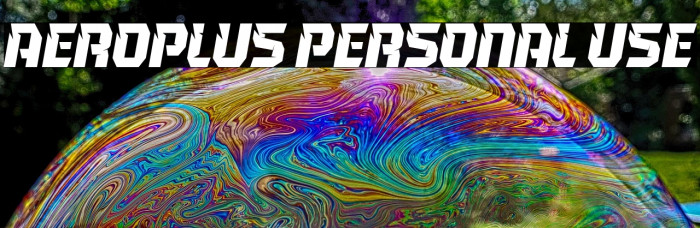 Aeroplus Personal Use Example 2