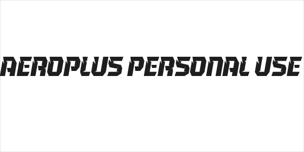 Aeroplus Personal Use Logo