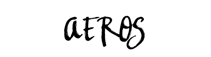 Aeros  Frei Schriftart Herunterladen